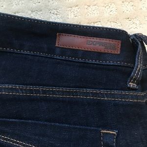 NWOT Express Barely Boot Jeans 4R Dark Blue